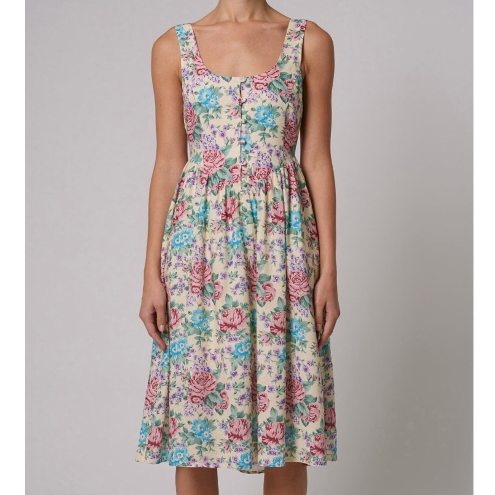 Rolla’s Leonie Rosette Sleeveless Midi Dress